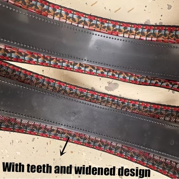 Colorful Embroidered Headbands Trio - Picture 3 of 5